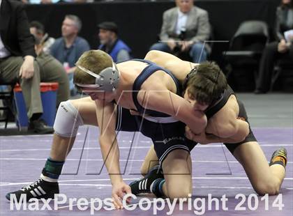 Thumbnail 1 in CHSAA 4A Wrestling Championships (Finals) photogallery.