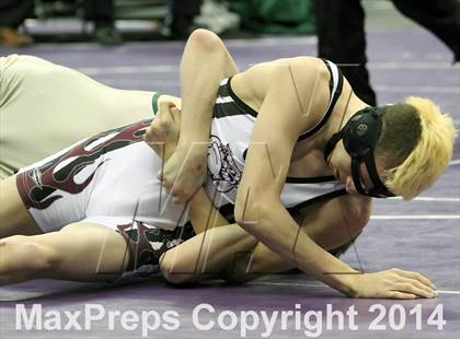 Thumbnail 3 in CHSAA 4A Wrestling Championships (Finals) photogallery.