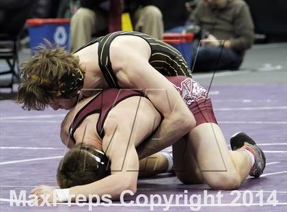 Thumbnail 3 in CHSAA 4A Wrestling Championships (Finals) photogallery.