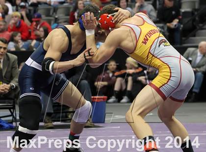 Thumbnail 2 in CHSAA 4A Wrestling Championships (Finals) photogallery.