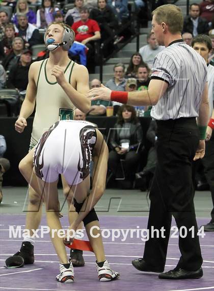 Thumbnail 1 in CHSAA 4A Wrestling Championships (Finals) photogallery.
