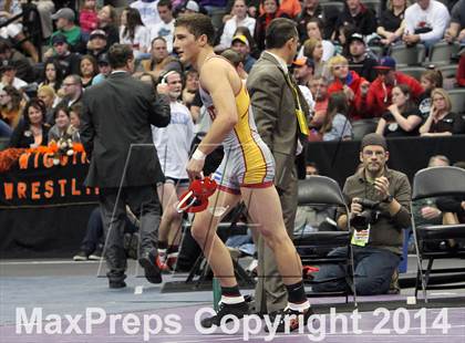 Thumbnail 2 in CHSAA 4A Wrestling Championships (Finals) photogallery.