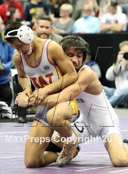 Thumbnail 3 in CHSAA 4A Wrestling Championships (Finals) photogallery.