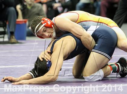 Thumbnail 1 in CHSAA 4A Wrestling Championships (Finals) photogallery.