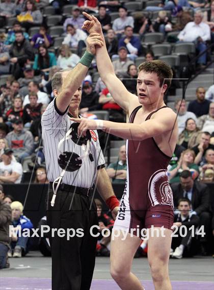 Thumbnail 3 in CHSAA 4A Wrestling Championships (Finals) photogallery.