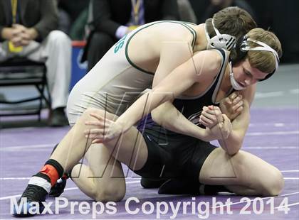 Thumbnail 3 in CHSAA 4A Wrestling Championships (Finals) photogallery.