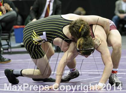 Thumbnail 1 in CHSAA 4A Wrestling Championships (Finals) photogallery.