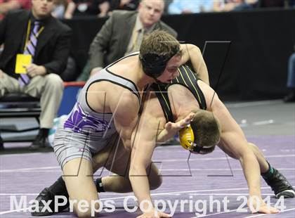 Thumbnail 1 in CHSAA 4A Wrestling Championships (Finals) photogallery.