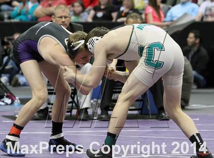 Thumbnail 2 in CHSAA 4A Wrestling Championships (Finals) photogallery.