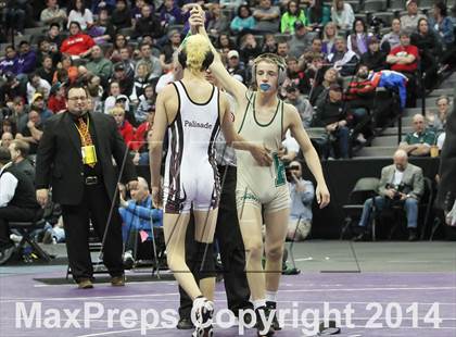 Thumbnail 1 in CHSAA 4A Wrestling Championships (Finals) photogallery.