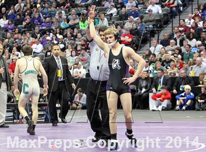 Thumbnail 1 in CHSAA 4A Wrestling Championships (Finals) photogallery.