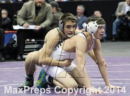Thumbnail 1 in CHSAA 4A Wrestling Championships (Finals) photogallery.