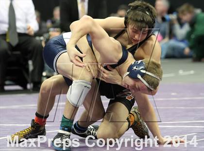 Thumbnail 1 in CHSAA 4A Wrestling Championships (Finals) photogallery.