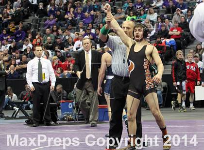Thumbnail 3 in CHSAA 4A Wrestling Championships (Finals) photogallery.