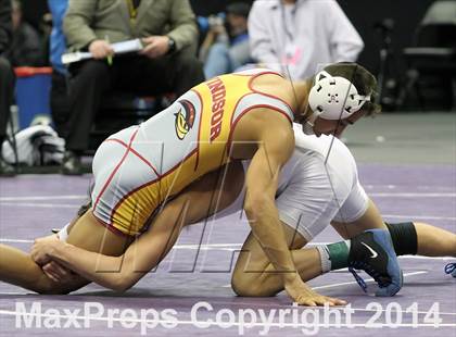 Thumbnail 2 in CHSAA 4A Wrestling Championships (Finals) photogallery.