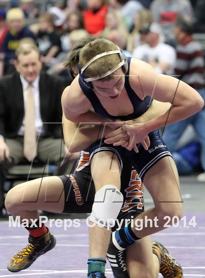 Thumbnail 2 in CHSAA 4A Wrestling Championships (Finals) photogallery.