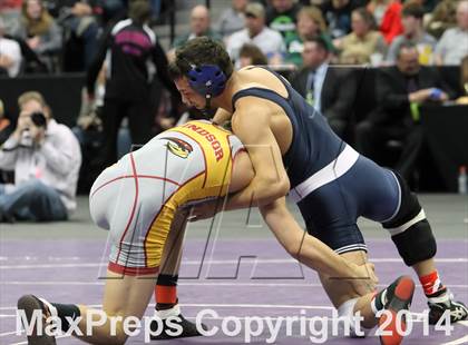 Thumbnail 3 in CHSAA 4A Wrestling Championships (Finals) photogallery.