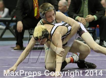 Thumbnail 1 in CHSAA 4A Wrestling Championships (Finals) photogallery.
