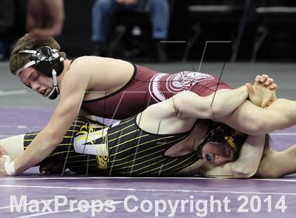 Thumbnail 2 in CHSAA 4A Wrestling Championships (Finals) photogallery.
