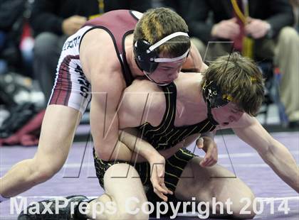 Thumbnail 2 in CHSAA 4A Wrestling Championships (Finals) photogallery.