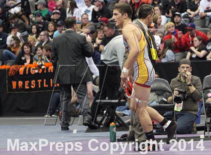 Thumbnail 1 in CHSAA 4A Wrestling Championships (Finals) photogallery.