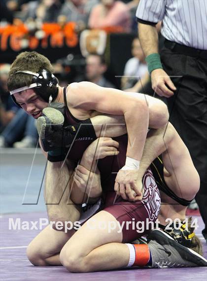 Thumbnail 3 in CHSAA 4A Wrestling Championships (Finals) photogallery.
