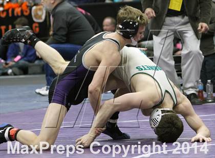 Thumbnail 2 in CHSAA 4A Wrestling Championships (Finals) photogallery.