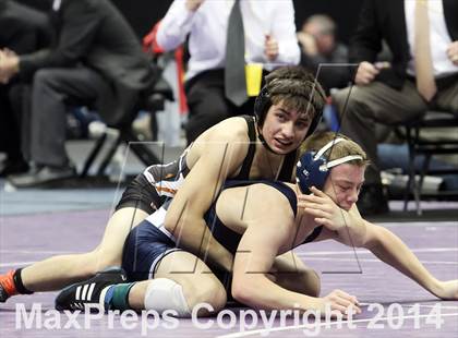 Thumbnail 2 in CHSAA 4A Wrestling Championships (Finals) photogallery.
