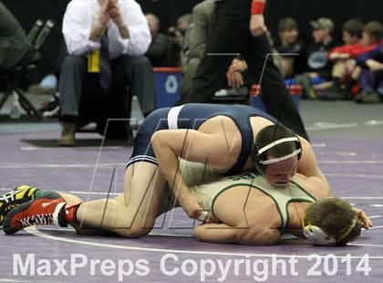 Thumbnail 1 in CHSAA 4A Wrestling Championships (Finals) photogallery.