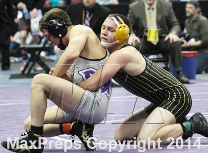 Thumbnail 1 in CHSAA 4A Wrestling Championships (Finals) photogallery.