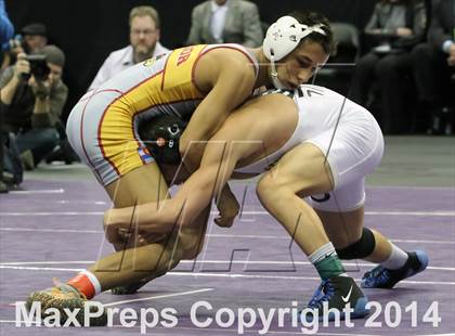 Thumbnail 1 in CHSAA 4A Wrestling Championships (Finals) photogallery.