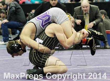 Thumbnail 1 in CHSAA 4A Wrestling Championships (Finals) photogallery.
