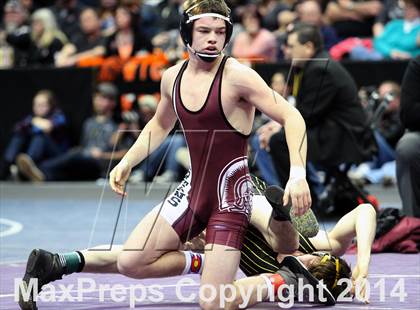 Thumbnail 1 in CHSAA 4A Wrestling Championships (Finals) photogallery.