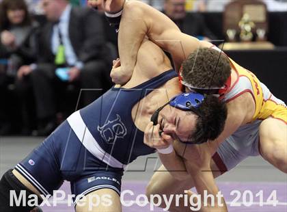 Thumbnail 1 in CHSAA 4A Wrestling Championships (Finals) photogallery.