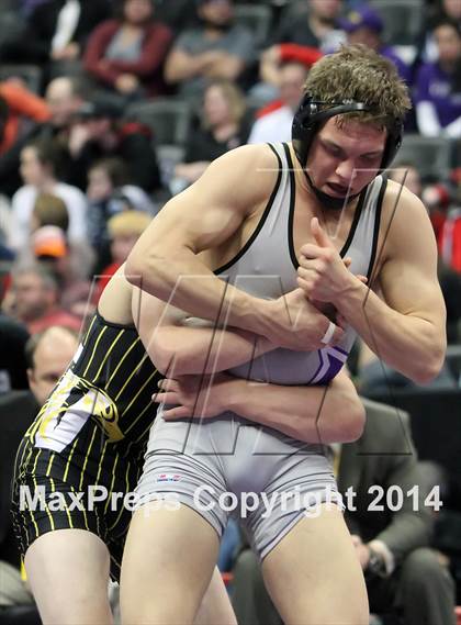 Thumbnail 2 in CHSAA 4A Wrestling Championships (Finals) photogallery.