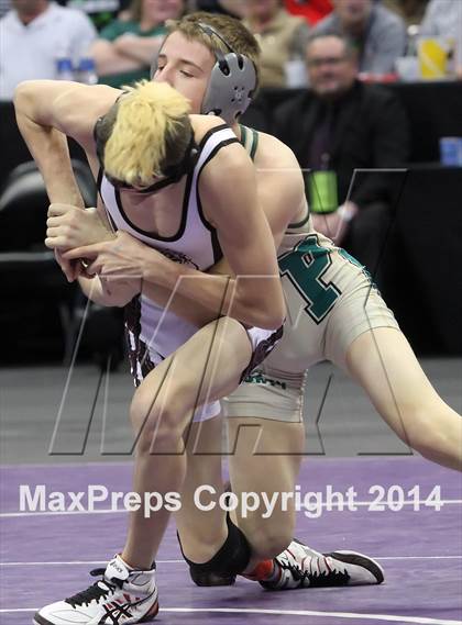 Thumbnail 1 in CHSAA 4A Wrestling Championships (Finals) photogallery.