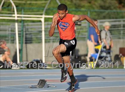 Thumbnail 1 in CIF SS Masters Track & Field Championships (Boys 400 Meters) photogallery.