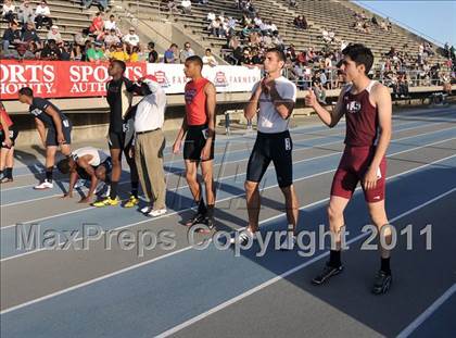Thumbnail 3 in CIF SS Masters Track & Field Championships (Boys 400 Meters) photogallery.