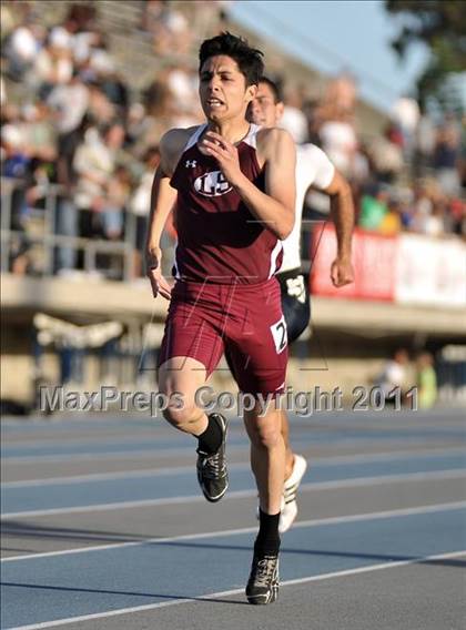 Thumbnail 1 in CIF SS Masters Track & Field Championships (Boys 400 Meters) photogallery.