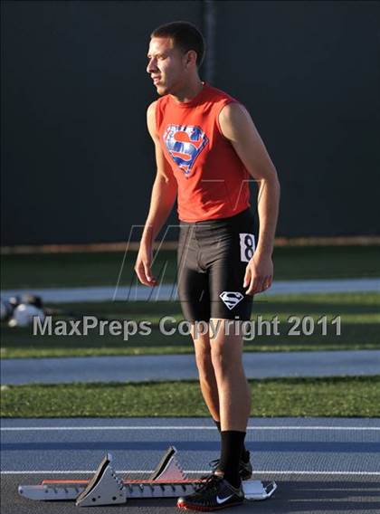 Thumbnail 2 in CIF SS Masters Track & Field Championships (Boys 400 Meters) photogallery.