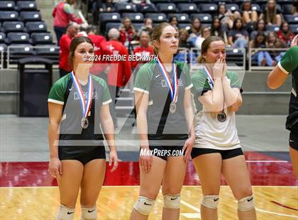 Thumbnail 2 in Neches vs. Harrold (UIL 1A Volleyball Final) photogallery.