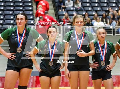 Thumbnail 3 in Neches vs. Harrold (UIL 1A Volleyball Final) photogallery.