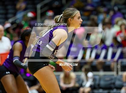 Thumbnail 2 in Neches vs. Harrold (UIL 1A Volleyball Final) photogallery.