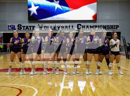 Thumbnail 2 in Neches vs. Harrold (UIL 1A Volleyball Final) photogallery.
