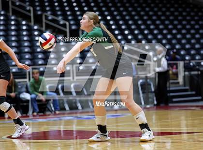 Thumbnail 2 in Neches vs. Harrold (UIL 1A Volleyball Final) photogallery.