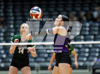 Thumbnail 2 in Neches vs. Harrold (UIL 1A Volleyball Final) photogallery.