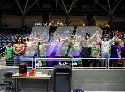 Thumbnail 3 in Neches vs. Harrold (UIL 1A Volleyball Final) photogallery.