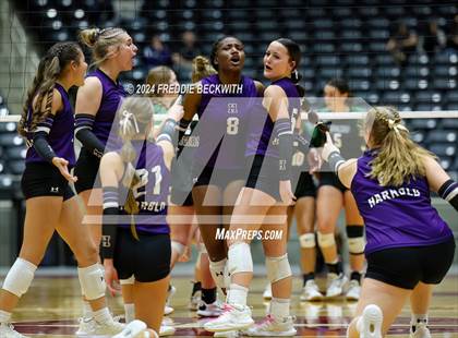 Thumbnail 1 in Neches vs. Harrold (UIL 1A Volleyball Final) photogallery.