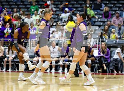 Thumbnail 1 in Neches vs. Harrold (UIL 1A Volleyball Final) photogallery.