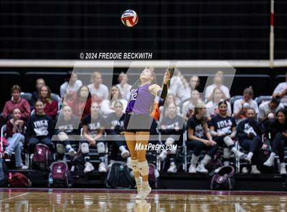 Thumbnail 1 in Neches vs. Harrold (UIL 1A Volleyball Final) photogallery.